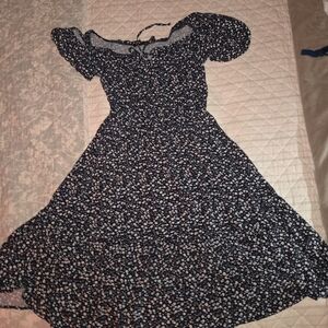 Floral Puff Sleeve Dress